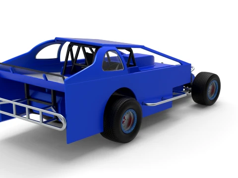 Northeast Dirt Auto di serie modificata Versione 2 Scala da 1 a 25 Modello di stampa 3D
