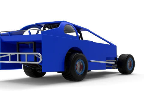 Northeast Dirt Auto di serie modificata Versione 2 Scala da 1 a 25 Modello di stampa 3D