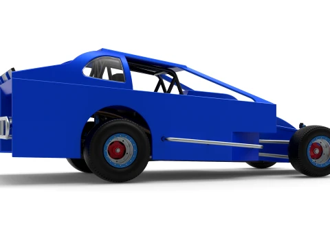 Northeast Dirt Auto di serie modificata Versione 2 Scala da 1 a 25 Modello di stampa 3D