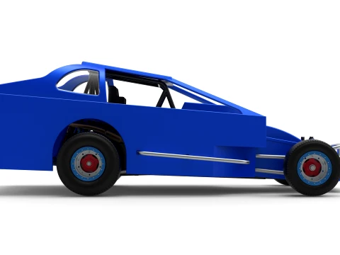 Northeast Dirt Auto di serie modificata Versione 2 Scala da 1 a 25 Modello di stampa 3D