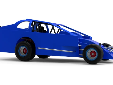 Northeast Dirt Auto di serie modificata Versione 2 Scala da 1 a 25 Modello di stampa 3D