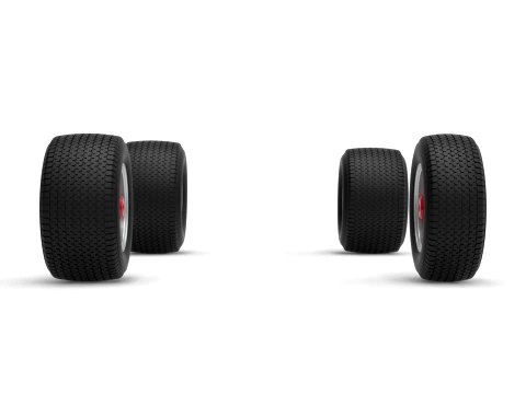 Wheel set of Northeast Dirt Modified stock car Version 6 Scale 1 to 25 3D Print Model