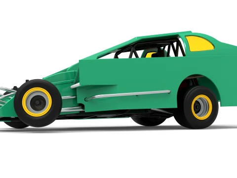 ノースイースト ダート バージョン 2 スケール 1 ～ 25 を回転させながら改造したストックカー 3Dプリントモデル