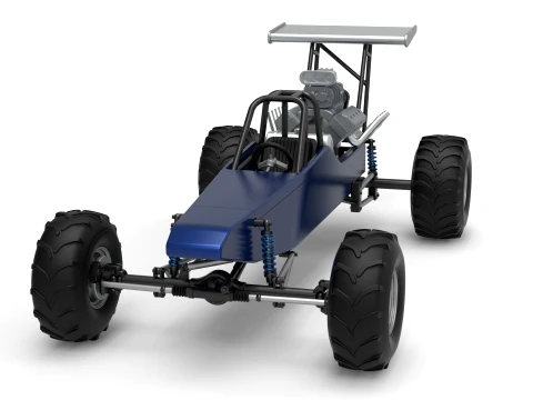Vintage Mud dragster Scale 1 to 25 3D Print Model