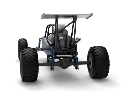 Vintage Mud dragster Scale 1 to 25 3D Print Model