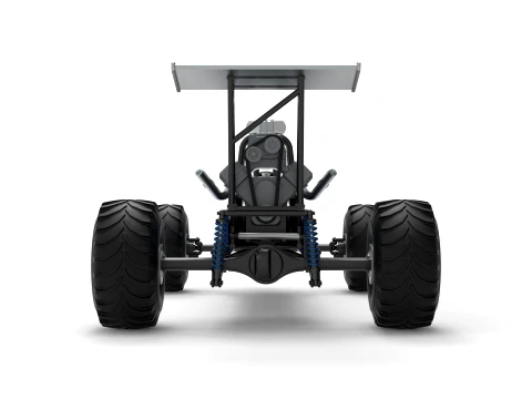 Vintage Mud dragster Scale 1 to 25 3D Print Model