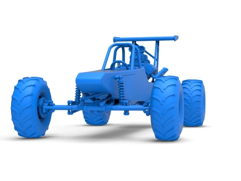 Vintage Mud dragster Scale 1 to 25 3D Print Model