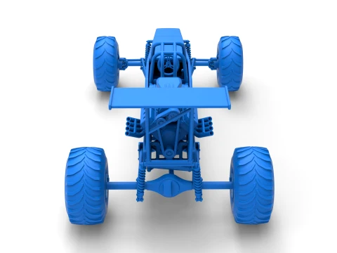 Vintage Mud dragster Scale 1 to 25 3D Print Model