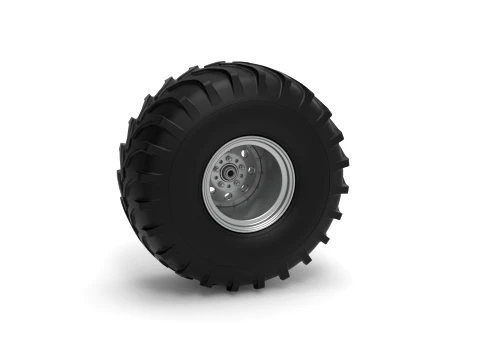 Rueda trasera de Mud dragster Escala 1 a 25 Modelo de impresión 3D