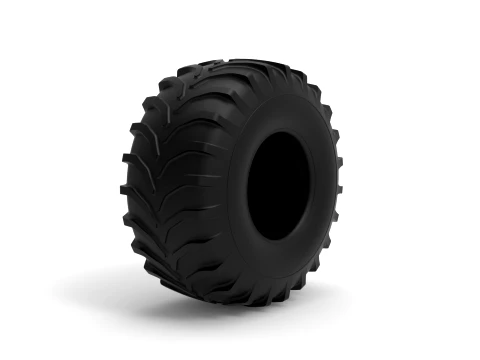 Mud dragster rear tire 2 Scale 1 to 25 3D Print Model