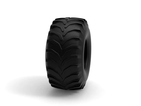 Mud dragster rear tire 2 Scale 1 to 25 3D Print Model