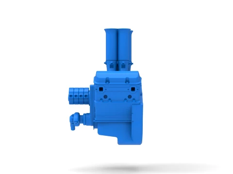 Engine V4 Scale 1 to 25 3D Print Model