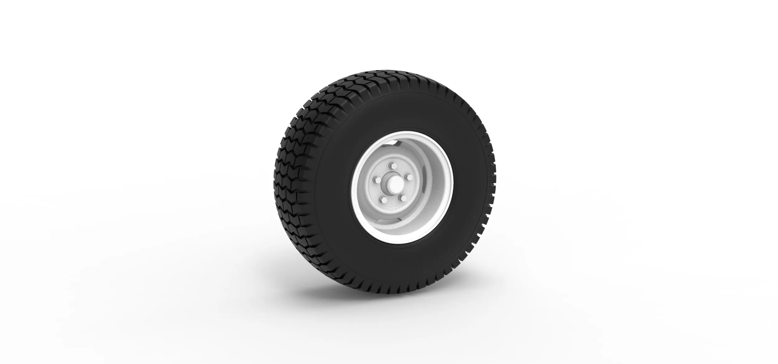 Offroad wheel 42 Scale 1 to 25 3D Print Model .c4d .max .obj .3ds .fbx .stl .blend 