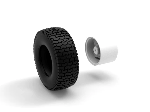 Offroad wheel 42 Scale 1 to 25 3D Print Model