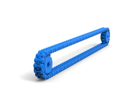 Chain drive Version 5 Scale 1 to 25 3D Print Model