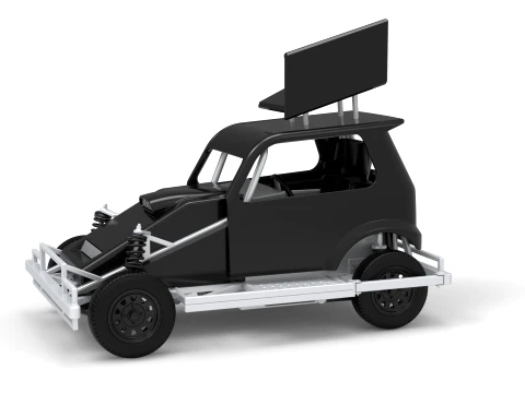 New Zealand Ministock car Version 3 Scale 1 to 25 3D Print Model