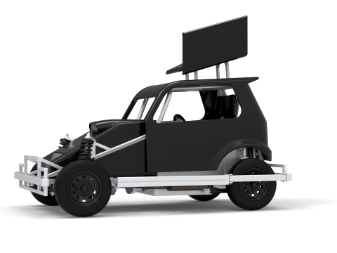 New Zealand Ministock car Version 3 Scale 1 to 25 3D Print Model