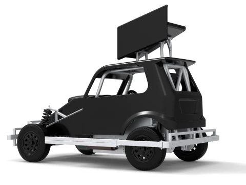 New Zealand Ministock car Version 3 Scale 1 to 25 3D Print Model