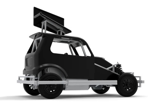 New Zealand Ministock car Version 3 Scale 1 to 25 3D Print Model