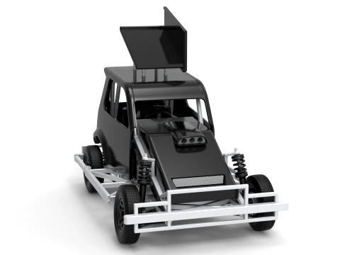 New Zealand Ministock car Version 3 Scale 1 to 25 3D Print Model