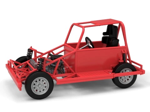 New Zealand Ministock car Base Version 3 Scale 1 to 25 3D Print Model