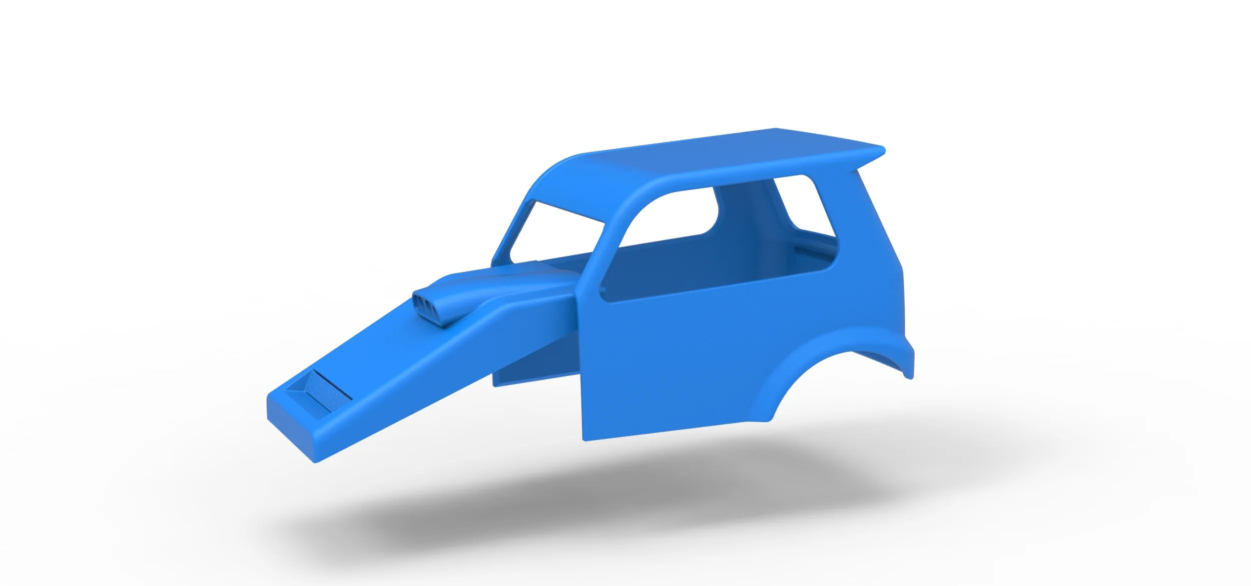 Shell of New Zealand Ministock car Version 2 Scale 1 to 25 3D Print Model .c4d .max .obj .3ds .fbx .stl .blend 