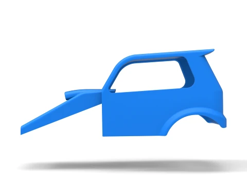 Shell of New Zealand Ministock car Version 2 Scale 1 to 25 3D Print Model