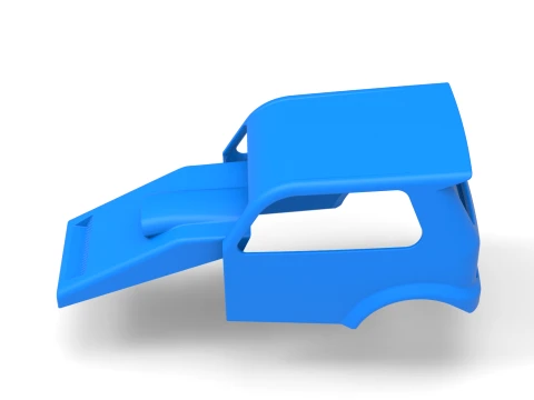Shell of New Zealand Ministock car Version 2 Scale 1 to 25 3D Print Model