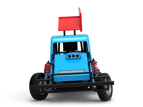New Zealand Ministock car while turning Version 3 Scale 1 to 25 3D Print Model