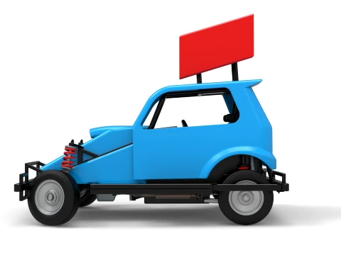 New Zealand Ministock car while turning Version 3 Scale 1 to 25 3D Print Model