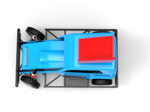 New Zealand Ministock car while turning Version 3 Scale 1 to 25 3D Print Model