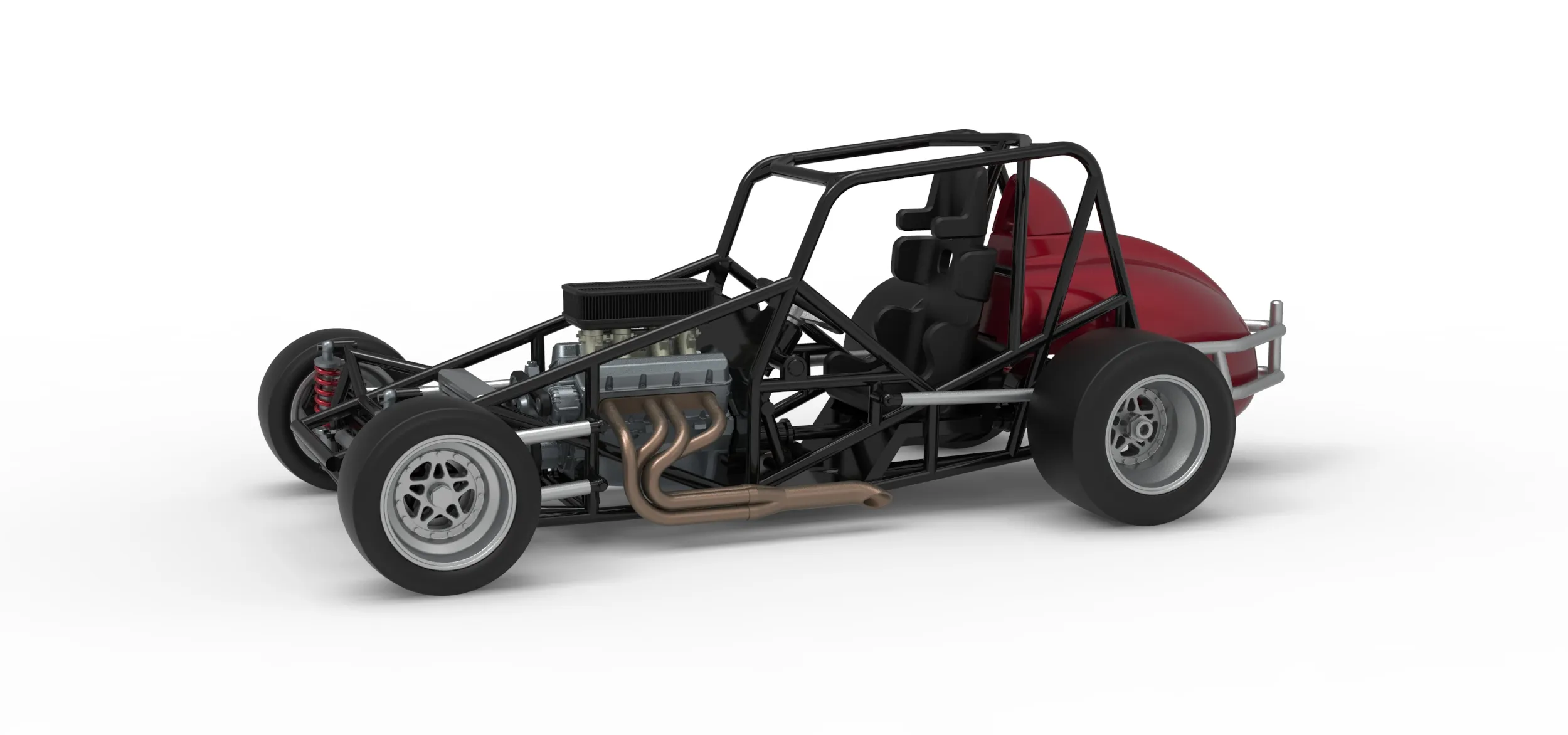 Pavement Silver Crown Car Base Version 3 Scale 1 to 25 3D Print Model .c4d .max .obj .3ds .fbx .stl .blend 