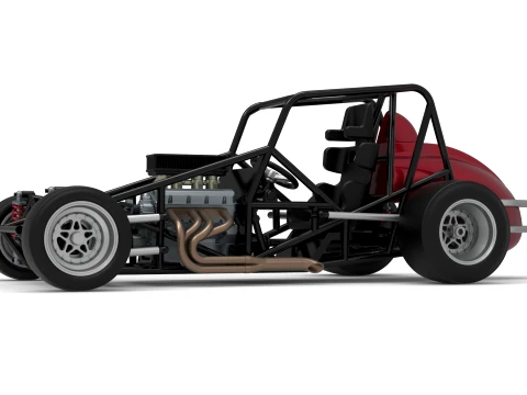 Pavement Silver Crown Car Base Version 3 Scale 1 to 25 3D Print Model