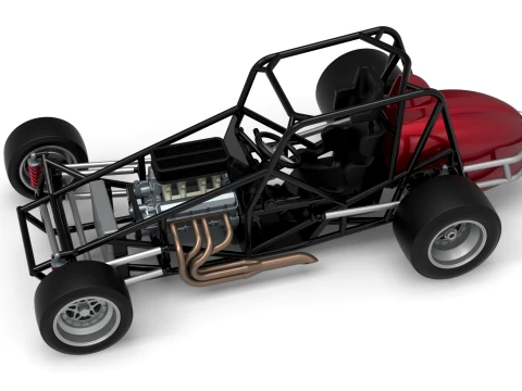 Pavement Silver Crown Car Base Version 3 Scale 1 to 25 3D Print Model
