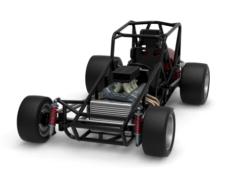Pavement Silver Crown Car Base Version 3 Scale 1 to 25 3D Print Model