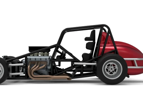 Pavement Silver Crown Car Base Version 3 Scale 1 to 25 3D Print Model