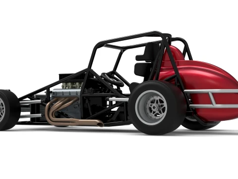 Pavement Silver Crown Car Base Version 3 Scale 1 to 25 3D Print Model