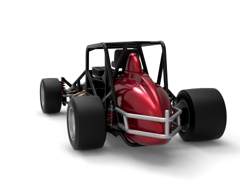 Pavement Silver Crown Car Base Version 3 Scale 1 to 25 3D Print Model