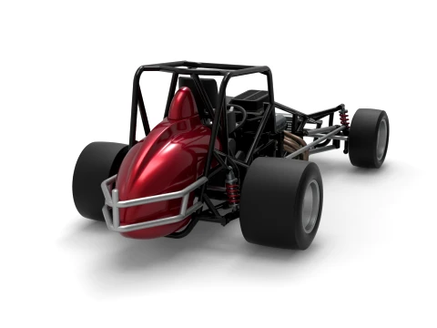 Pavement Silver Crown Car Base Version 3 Scale 1 to 25 3D Print Model