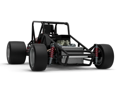 Pavement Silver Crown Car Base Version 3 Scale 1 to 25 3D Print Model