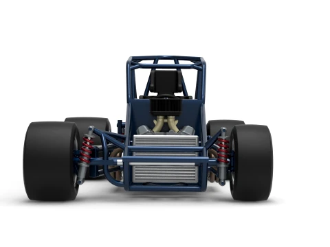 Sprint car Base Version 2 Scale 1 to 25 3D Print Model