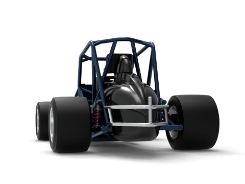 Sprint car Base Version 2 Scale 1 to 25 3D Print Model