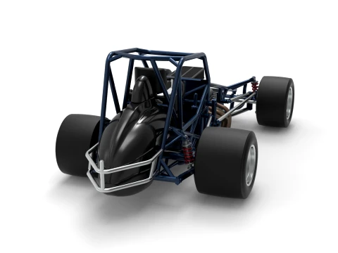 Sprint car Base Version 2 Scale 1 to 25 3D Print Model