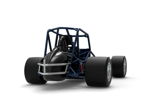 Sprint car Base Version 2 Scale 1 to 25 3D Print Model