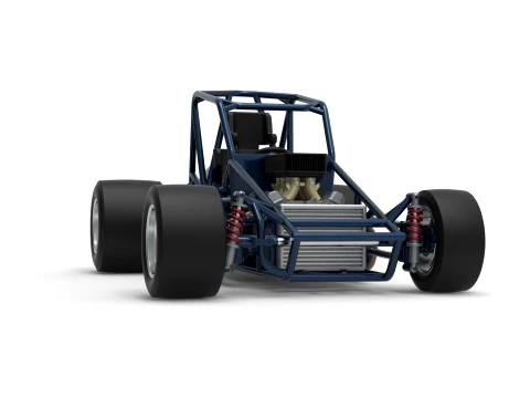 Sprint car Base Version 2 Scale 1 to 25 3D Print Model