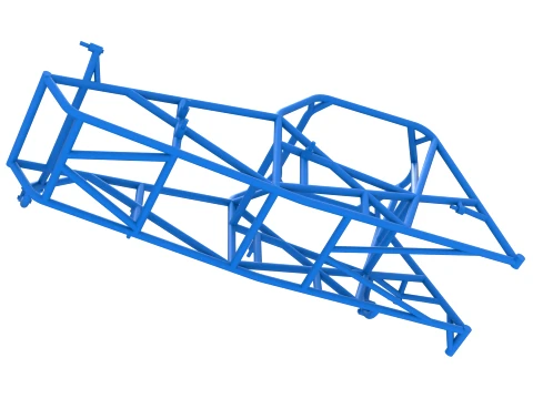 Frame for Sprint car Version 2 Scale 1 to 25 3D Print Model
