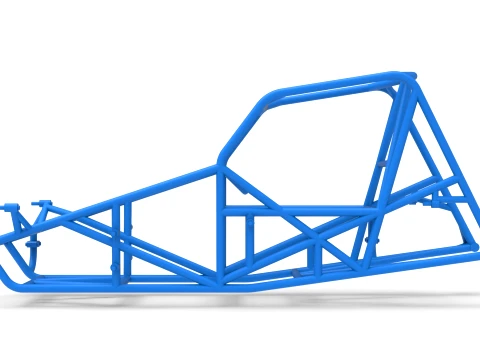 Frame for Sprint car Version 2 Scale 1 to 25 3D Print Model