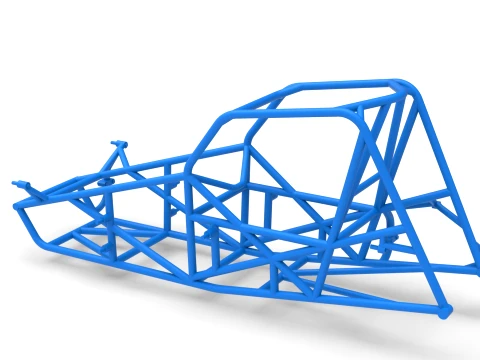Frame for Sprint car Version 2 Scale 1 to 25 3D Print Model