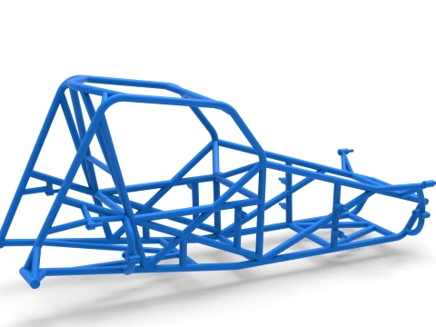 Frame for Sprint car Version 2 Scale 1 to 25 3D Print Model