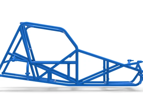 Frame for Sprint car Version 2 Scale 1 to 25 3D Print Model